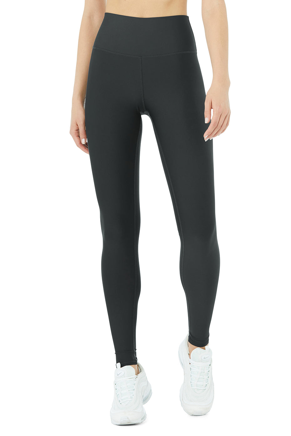 High-Waist Airlift Legging in Anthracite Stone by Alo Yoga - Work Well Daily