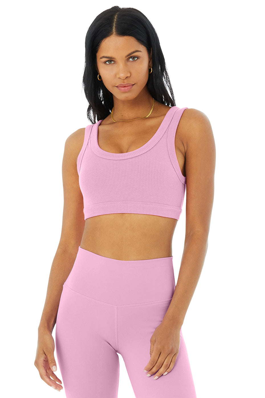 Wellness Bra in Pink Lavender by Alo Yoga - Work Well Daily
