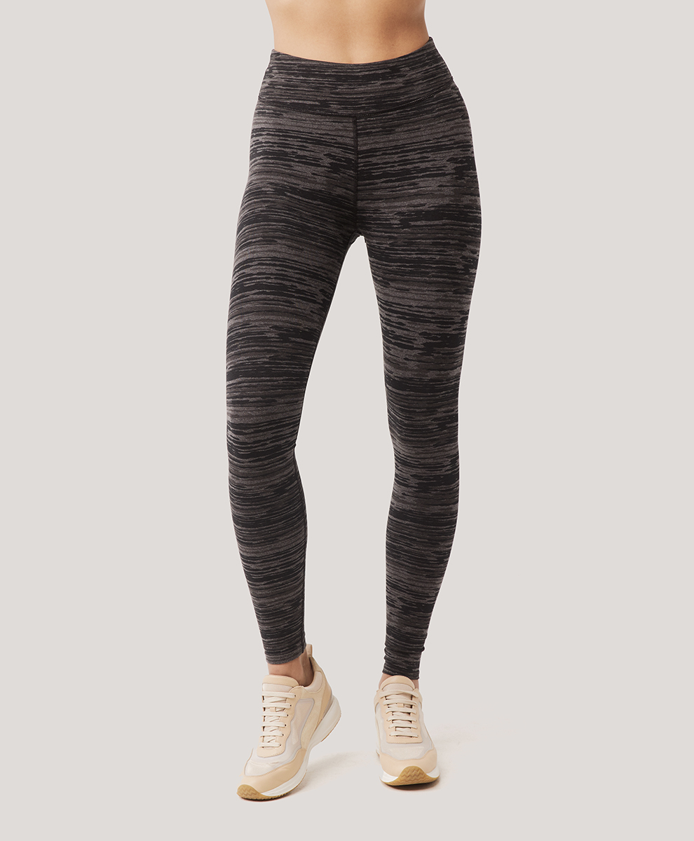 Women's Grey Frequency Go-To Legging by Pact Apparel - Work Well Daily