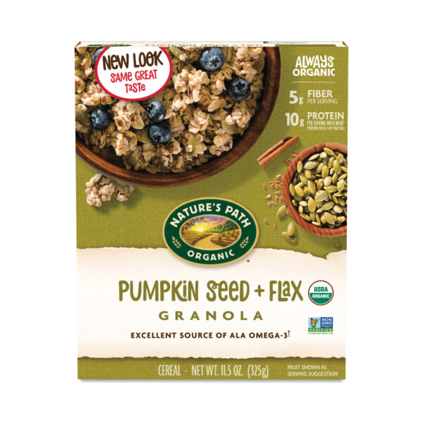 Nature's Path Granola Flax Plus with Pumpkin Seed 11.5 oz box