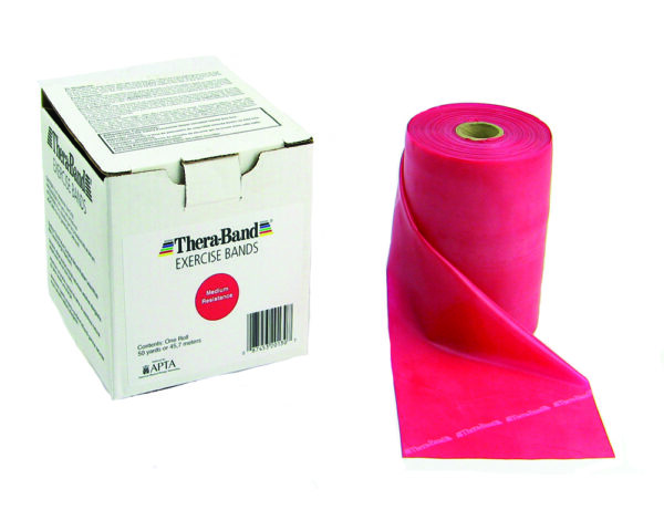 Thera-Band | Thera-Band 50 Yard Box (5 in. wide): Medium: Red