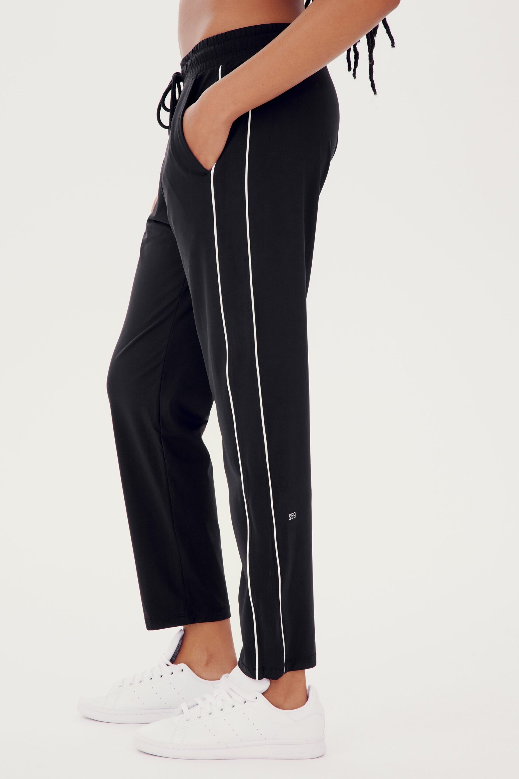 SPLITS59 | Lucy Rigor Pant W/Piping - Black