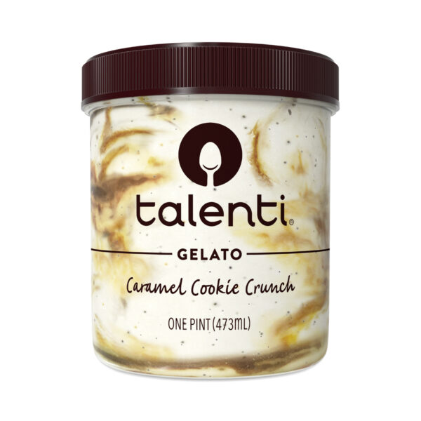 2-Pack Talenti Gelato, Caramel Cookie Crunch 16 oz jar