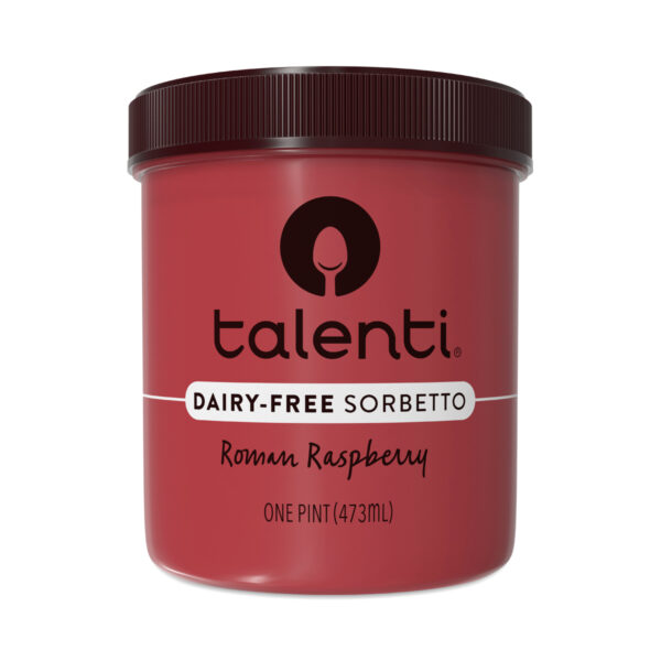 2-Pack Talenti Sorbet, Raspberry Roman 16 oz jar