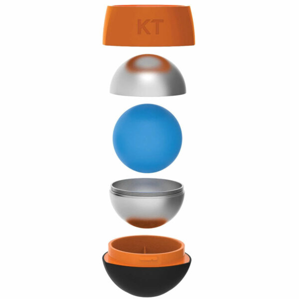 KT Tape | ice/heat massage ball - Kt Tape Ice/Heat Massage Ball | Black-Orange | OS