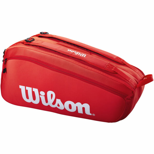 Wilson | unisex super tour 9 pk red - Wilson Unisex Super Tour 9 Pk Red | Red | OS