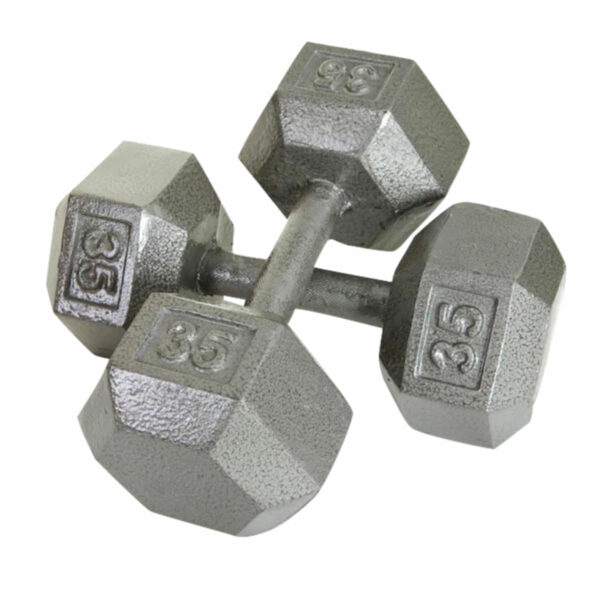 Troy Barbell | 45lb c/i solid db - Troy Barbell 45Lb C/I Solid Db | Grey | OS