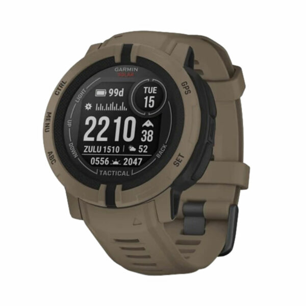 Garmin | Instinct 2 Solar Tactical Edition GPS Smartwatch 45 MM - Garmin Instinct 2 Solar Tactical Edition Gps Smartwatch 45 mm | Coyote Ta