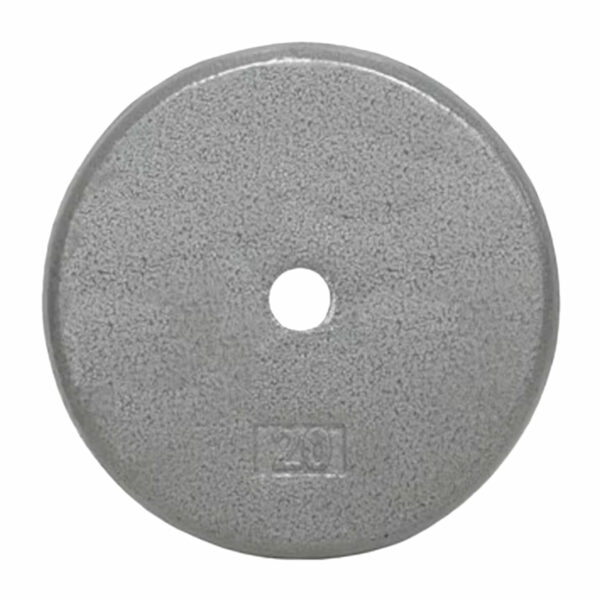 Troy Barbell | 20 lb standard plate - Troy Barbell 20 Lb Standard Plate | Grey | OS