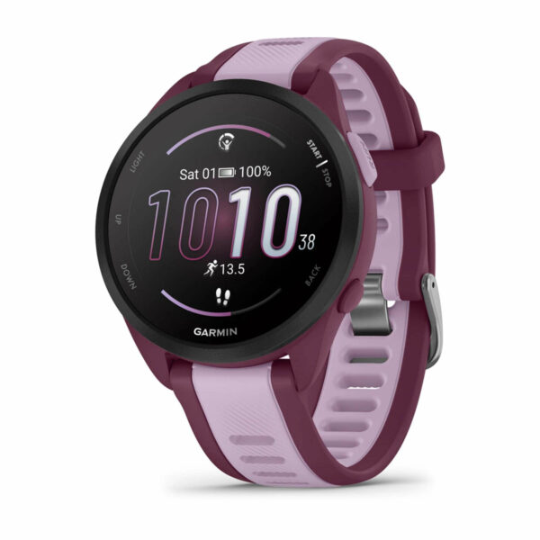 Garmin | unisex forerunner 165 music smart watch - Garmin Unisex Forerunner 165 Music Smart Watch | Berry-Lilac | Os