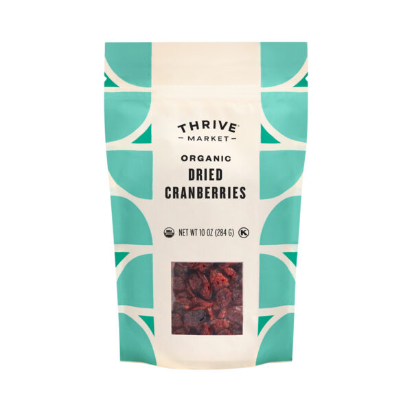 Thrive Market Organic Dried Cranberries 10 oz bag