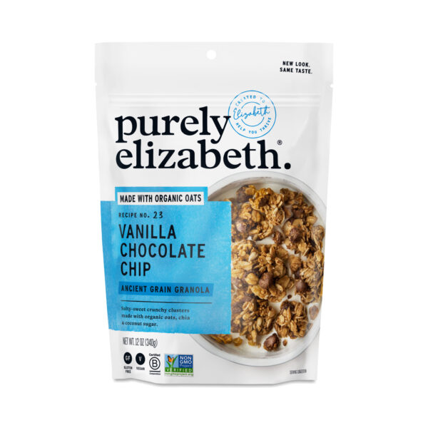 Purely Elizabeth Ancient Grain Granola, Vanilla Chocolate Chip 12 oz bag