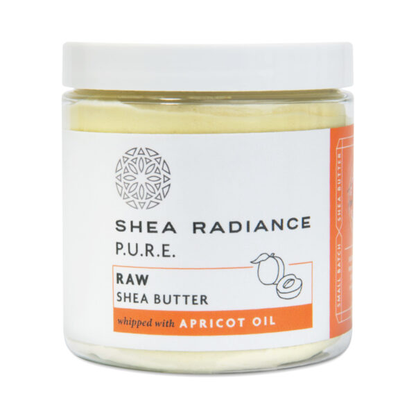 Shea Radiance Raw Shea Butter  with Apricot Oil 5 oz jar