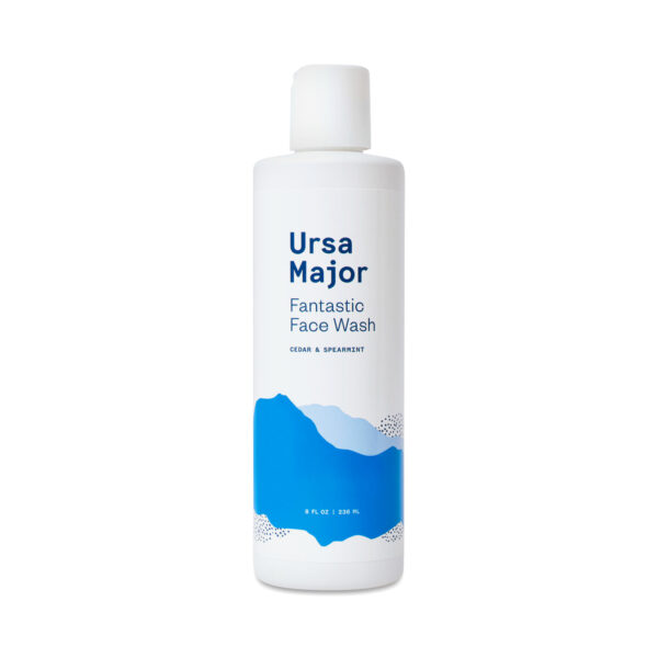 Ursa Major Fantastic Face Wash, Cedar & Spearmint 8 fl oz bottle