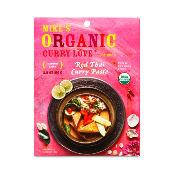 2-Pack Mike's Organic Curry Love Red Thai Curry Paste 2.8 oz pouch