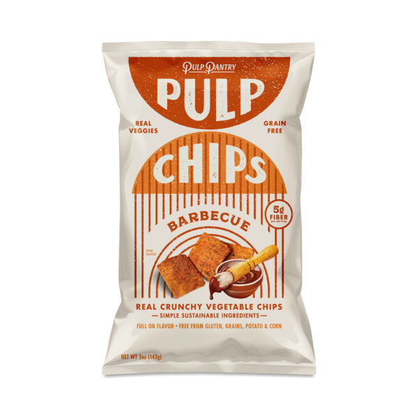 Pulp Pantry Veggie Chips, Barbecue 5 oz bag