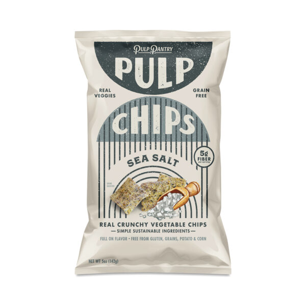 Pulp Pantry Veggie Chips, Sea Salt 5 oz bag