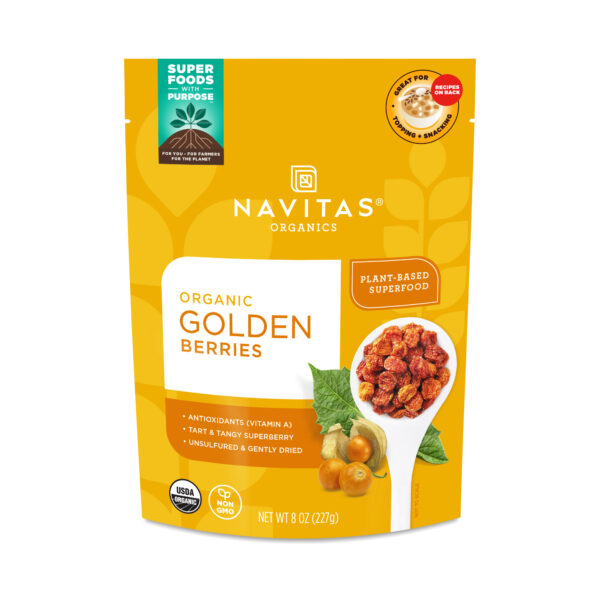 Navitas Organics Organic Goldenberries 8 oz bag