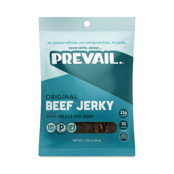 PREVAIL Beef Jerky, Original 2.25 oz pouch