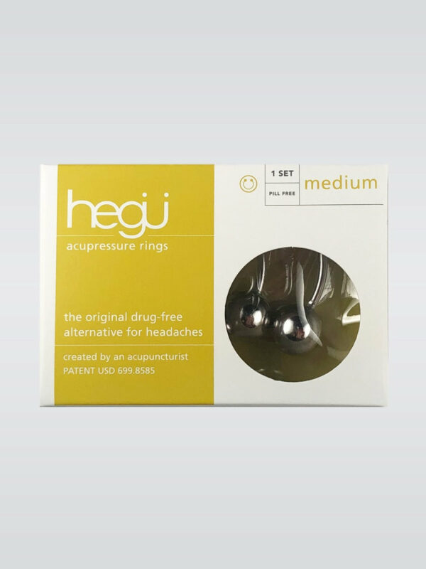 Hegu Acupressure Rings - Medium - Yellow