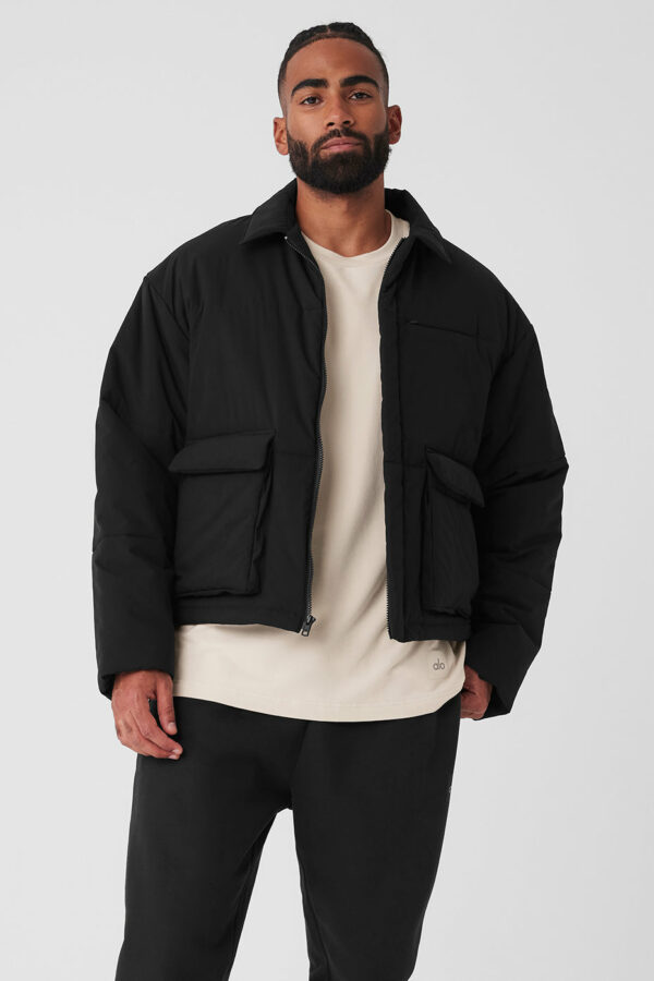 Alo Yoga® | Voyage Utility Cargo Jacket in Black