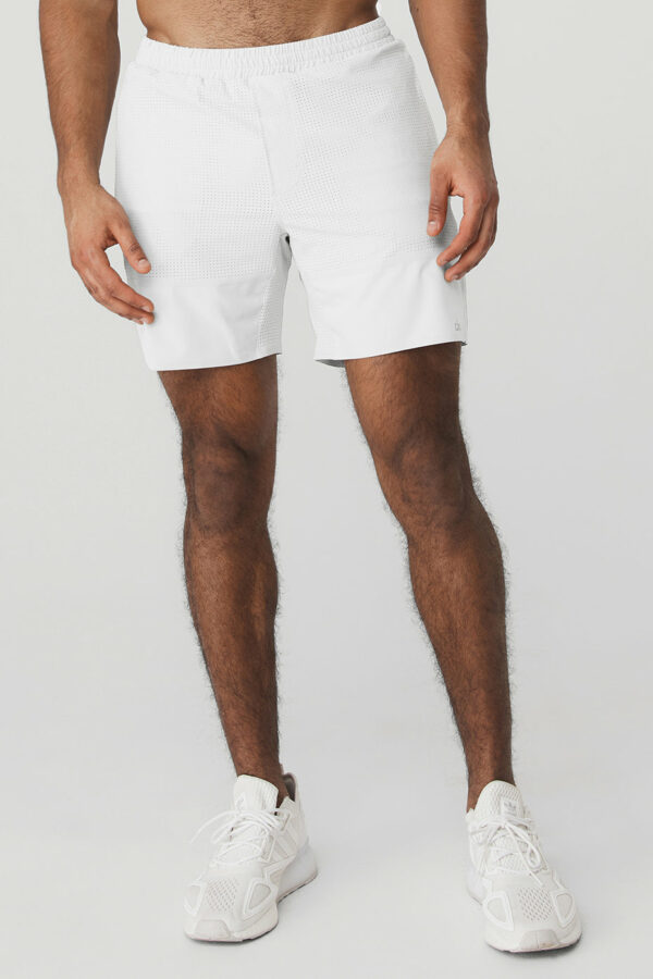 Alo Yoga® | 7" Traction Short in White