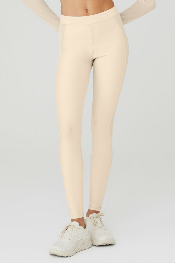 Alo Yoga® | Airlift High-Waist Ballet Dream Legging in Macadamia Beige