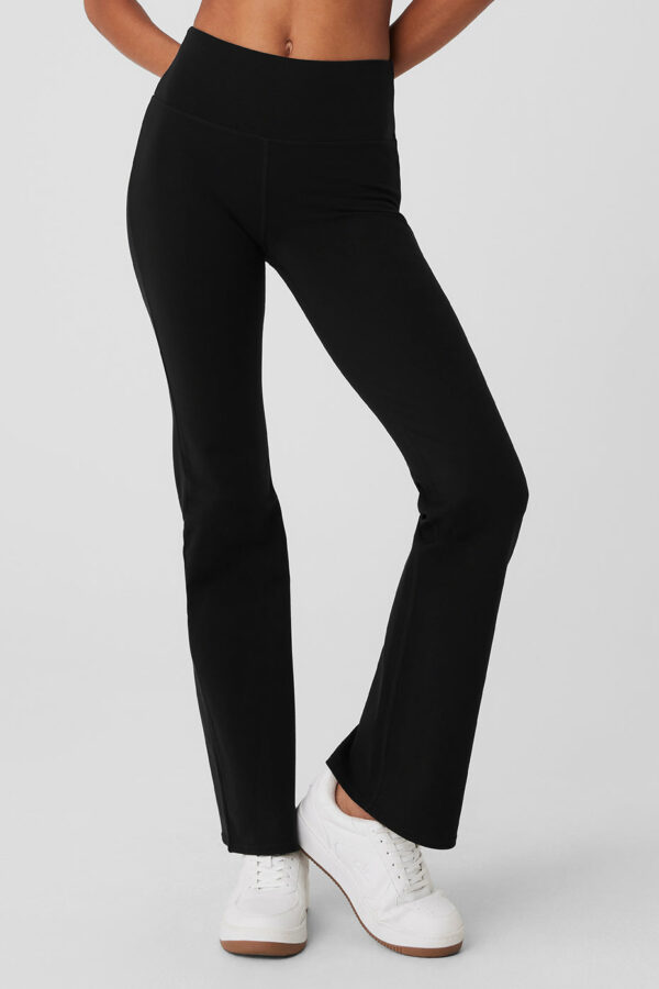 Alo Yoga® | Airbrush High-Waist Flare Legging in Black