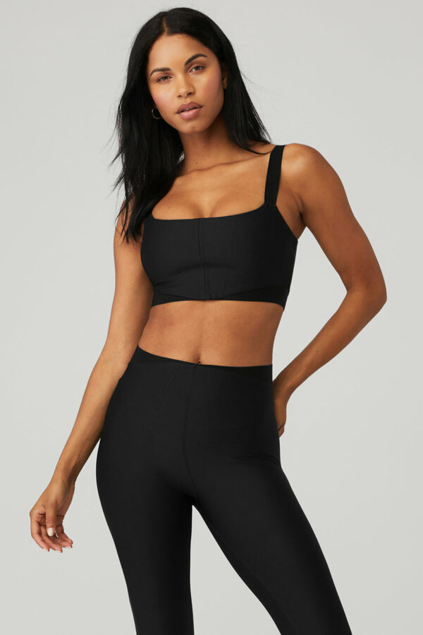 Alo Yoga® | Airlift Corset Bra in Black