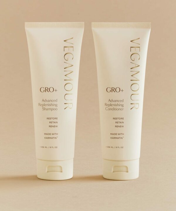 Vegamour® | GRO+ Advanced Replenishing Shampoo and Conditioner Kit